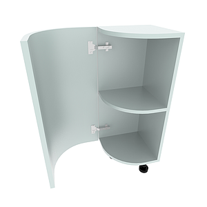 300, Curved Base Unit Lh Open, 720H X 300W X300D-U-CFME